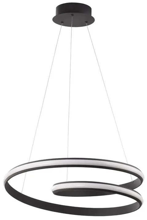 Lustra suspendata LED design modern Malvi, negru NVL-9357042