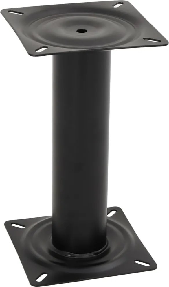 vidaXL Piedestal pentru scaun de barcă, negru, 33 cm, oțel