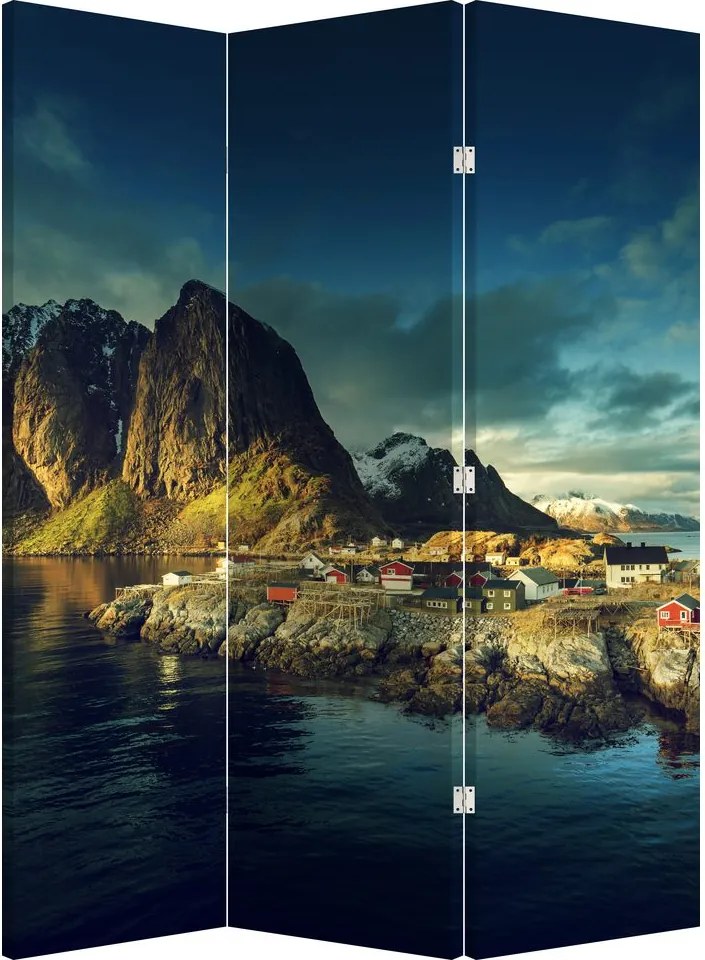 Paravan - Sat de pescari din Norvegia (126x170 cm)