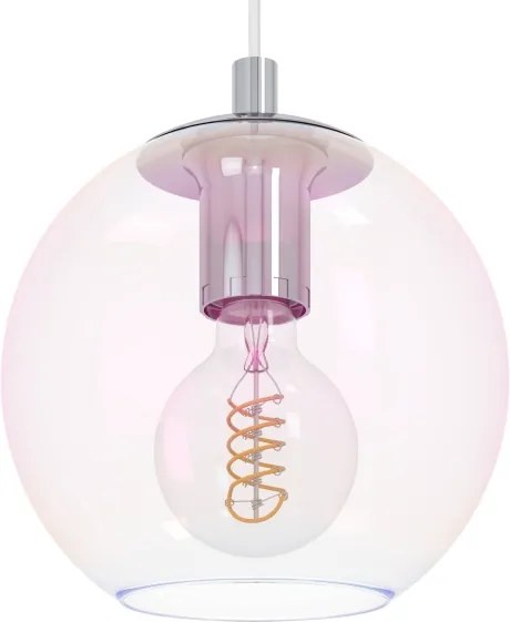 Eglo 901922 - Candelabru suspendat pe cablu ARISCANI 10xE27/60W/230V crom lucios