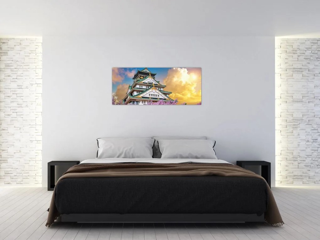 Tablou - Castelul Osaka (120x50 cm)