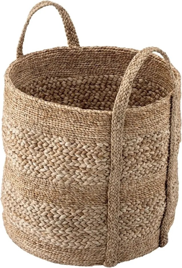 Cos decorativ din iuta, spatiu de depozitare Nikko M