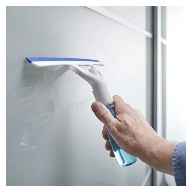 Racletă cu rezervor pentru fereastră Addis Sprat, albastru-alb