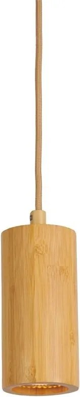 Pendul cu Spot din bambus natur Java