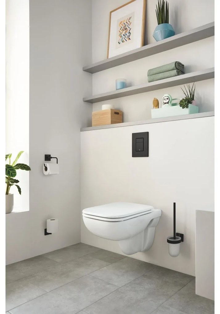 Grohe Start Cube suport pentru hartie igienica negru 409782430