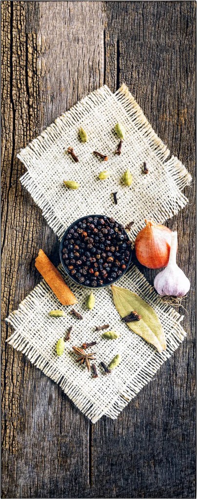 ANDRE 29040 covor lavabil Condimente, bucatarie, anti-alunecare - maro / bej