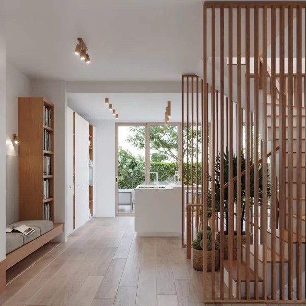 Spot de perete ZEKE 1xGU10/40W/230V stejar Sollux SL.1028