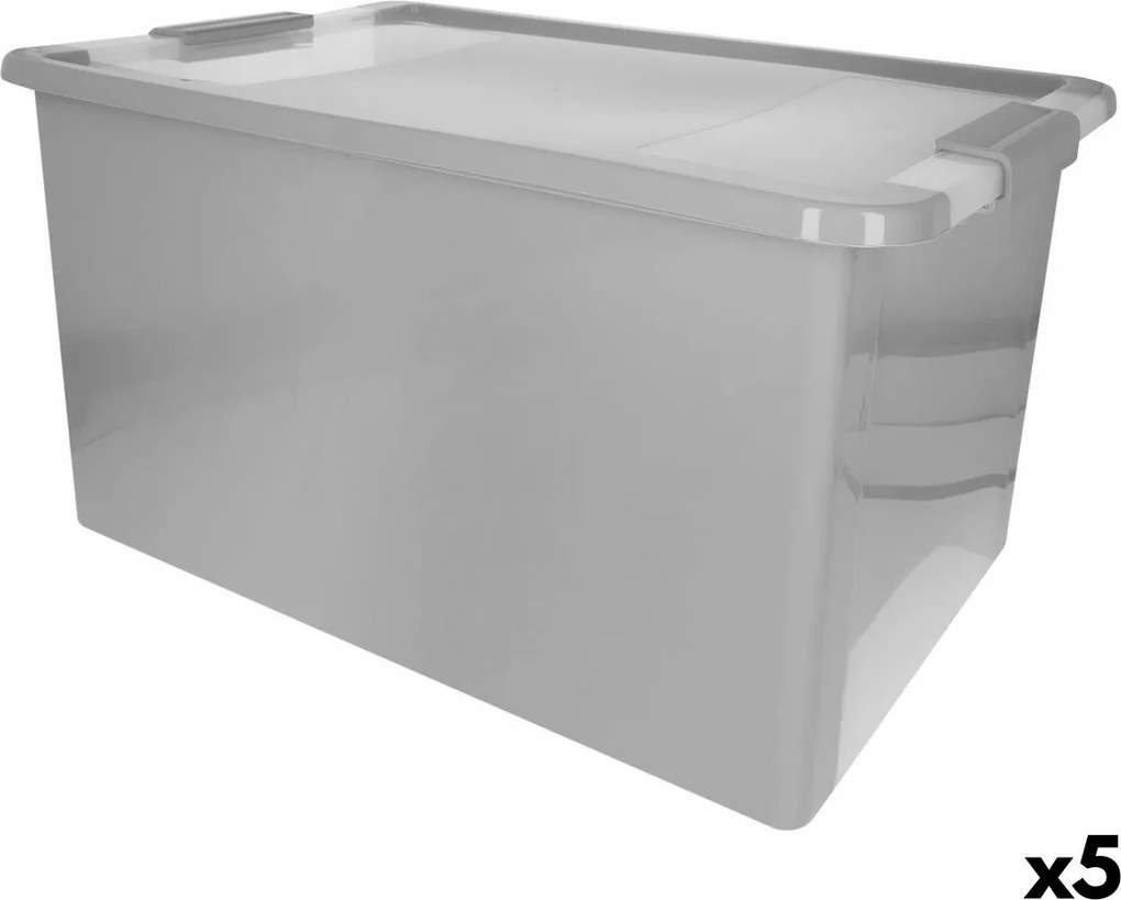 Cutie de depozitare Curver Gri Plastic 40 L 55 x 28 x 35 cm (5 Unități)