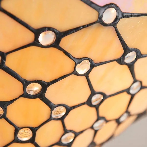 Endon 64300 - Lustră aplicată Tiffany PEARL 3xE27/60W/230V Ø 37 cm