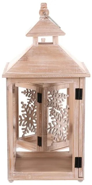 Set felinare de lemn Fulgi 2 buc., natural