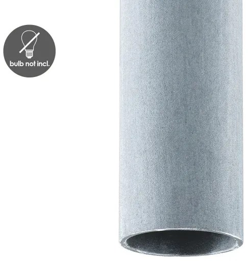 Lustră pe cablu SAGA 1xE27/40W/230V gri