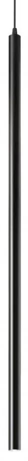 Pendul minimalist cilindric negru Ultrathin M