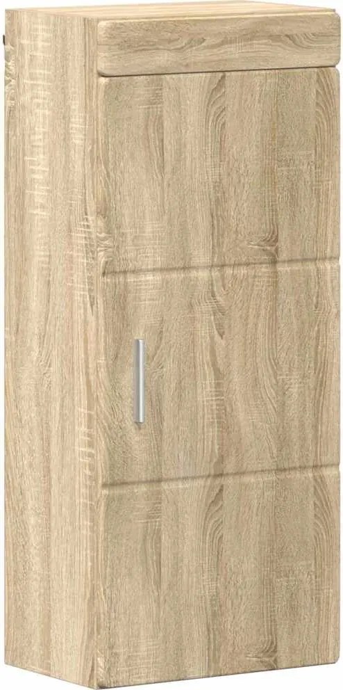 vidaXL Dulap de perete pentru baie TULUM Stejar Sonoma Lemn compozit