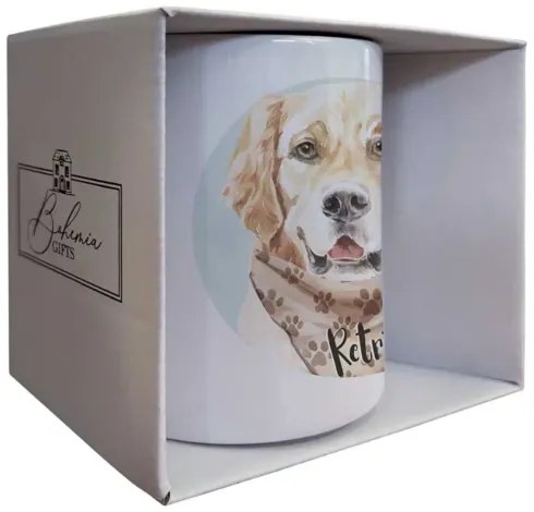 Bohemia Gifts Cană ceramică - Retriever, 350 ml