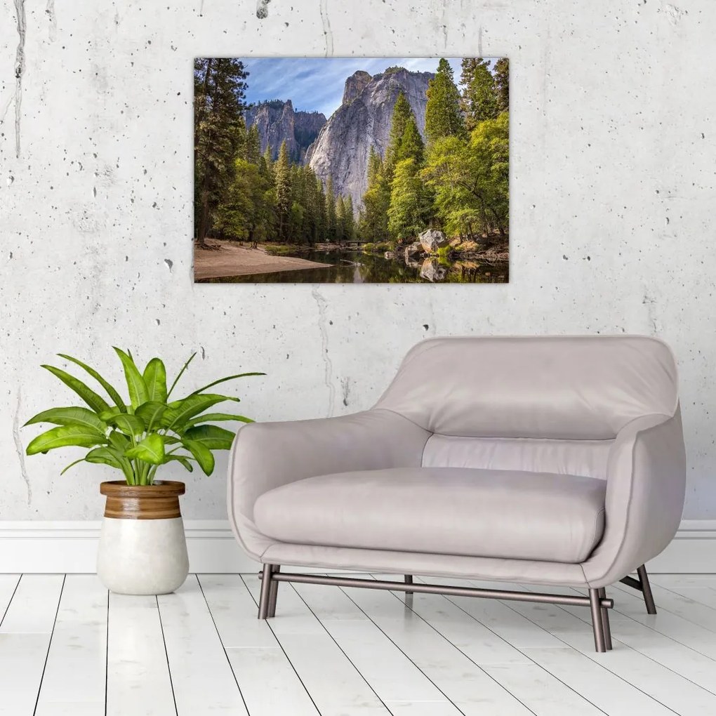 Tablou - Sub Piatra Yosemite (70x50 cm), în 40 de alte dimensiuni noi