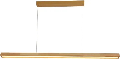 Brilagi - Lustră suspendată cu cablu UMEA WOOD LED/30W/230V 120 cm lemn