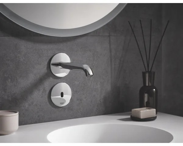 GROHE ESSENCE E 36447000 - baterie electronică cu senzor infraroșu, lungime 182 mm, crom lucios