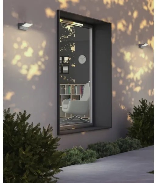 Redo 90587 - Lampă LED de exterior cu senzor FLIP, 20W, 230V, 3000K, IP54, antracit