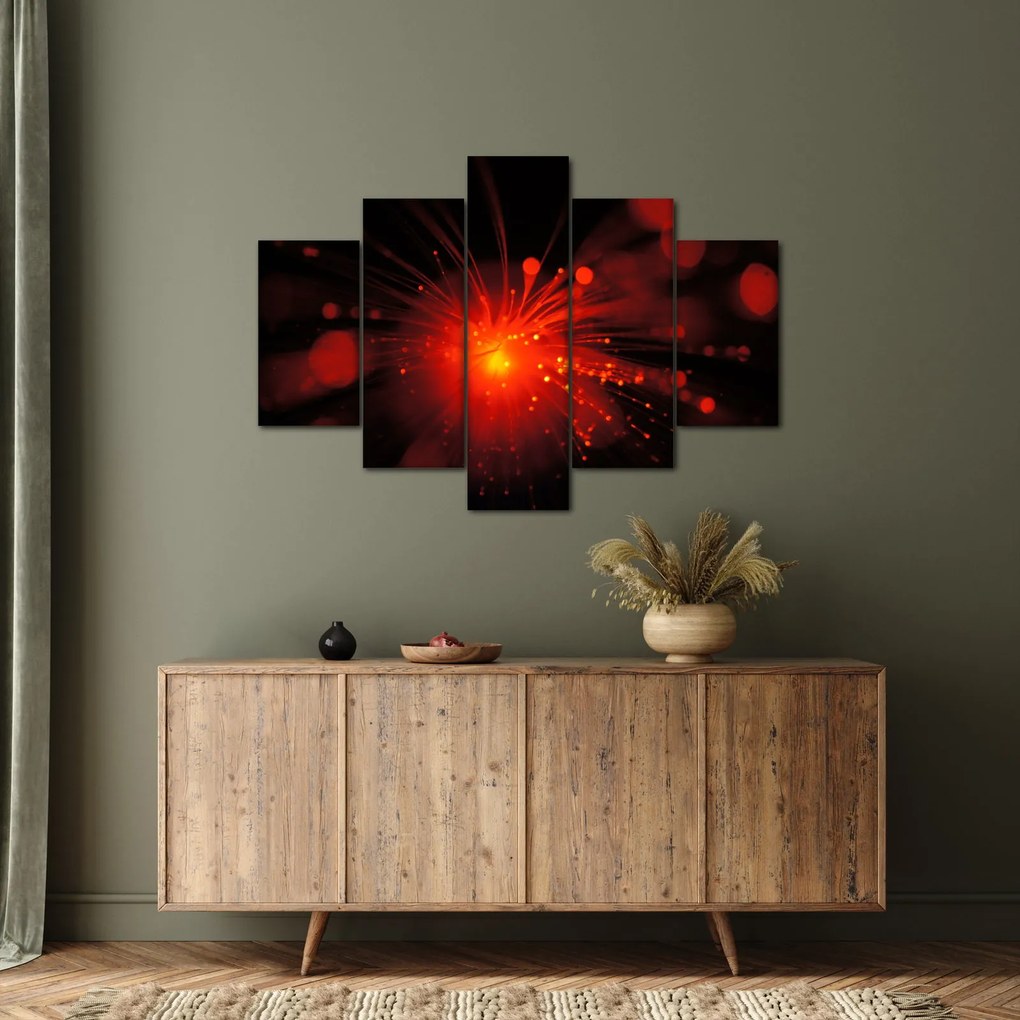 Tablou cu abstacție sclipire (150x105 cm)