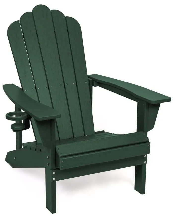 Fotoliu de grădină verde din plastic Adirondack – Bonami Selection