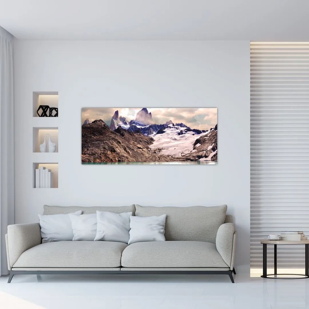 Tablou cu lac montan (120x50 cm)