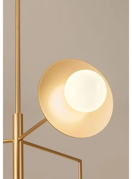 Redo 01-2735 - Candelabru pe tijă PLATO 8xG9/10W/230V auriu