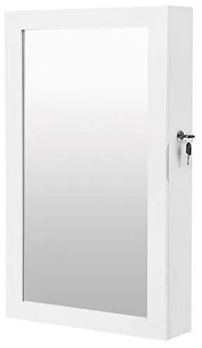Dulap Bijuterii  JBC51W Cu Oglinda Alb