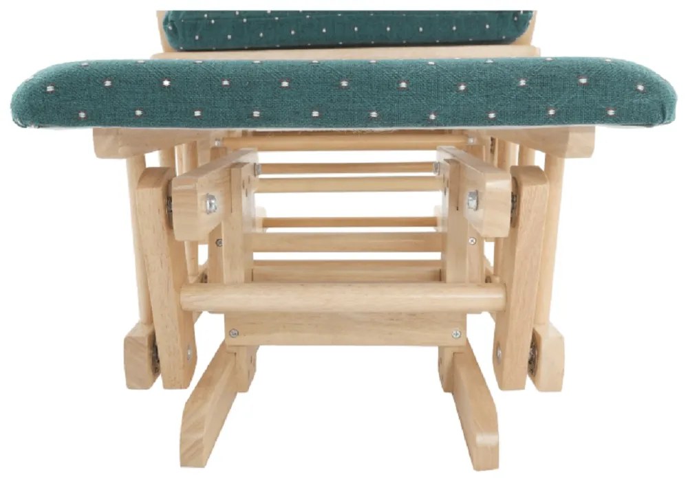 Fotoliu relaxant, material lemn de fag verde, RELAX GLIDER 87107