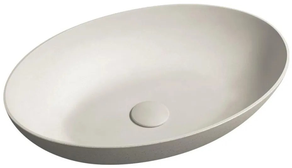 Sapho - Lavoar pentru blat FORMIGO 60 x 40 cm, beton/bej