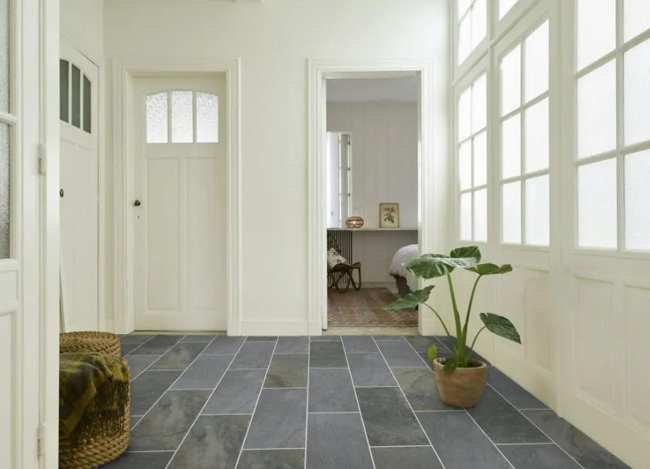 Linoleum Model Salisbury 996, Latime 200 cm, Gri/Maro
