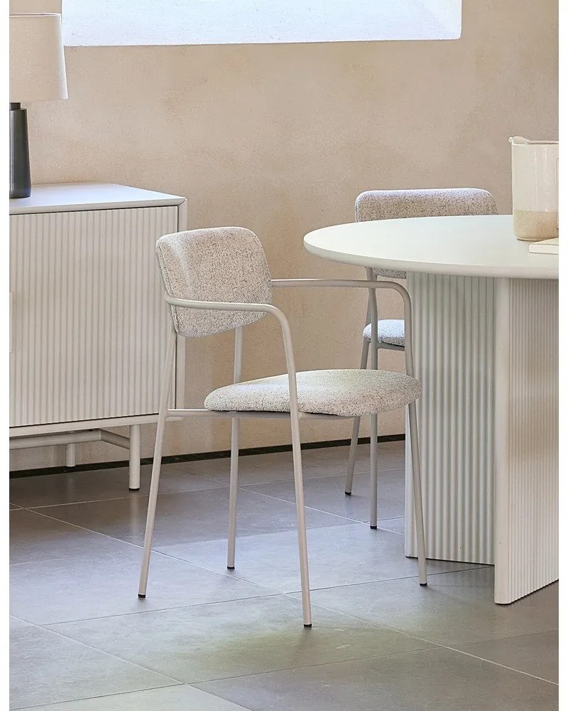 Scaun de dining crem Zama – Unique Furniture