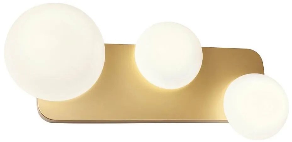 Aplica de perete Redo LUMIEN 01-2472, 3x G9, 10 W, 230 V, auriu/alb