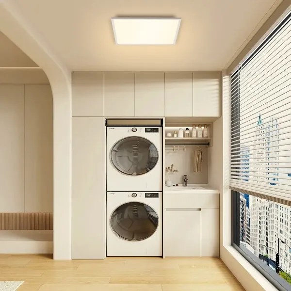 Brilagi - Panou LED reglabil SLIMFRAME 58W/230V 60x60 cm alb + telecomandă