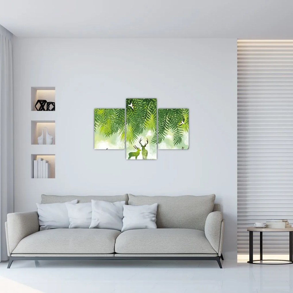 Tablou - Ceb în pădure (90x60 cm)