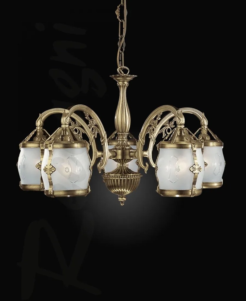 Candelabru clasic cu 5 brate design italian realizat manual 4020