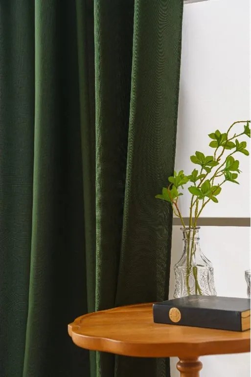 Perdea OXFORD LIGHT 140x250 cm, verde inchis Agatat: Rejansa
