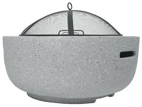 Vatră de foc Cattara La Palma, alb, diametru 44 cm