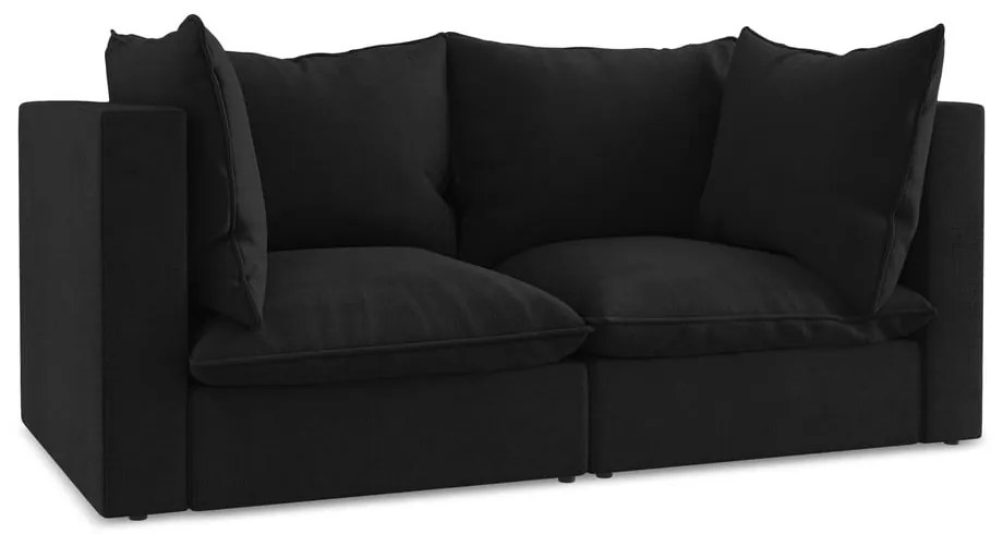 Canapea neagră 180 cm Manao – Makamii