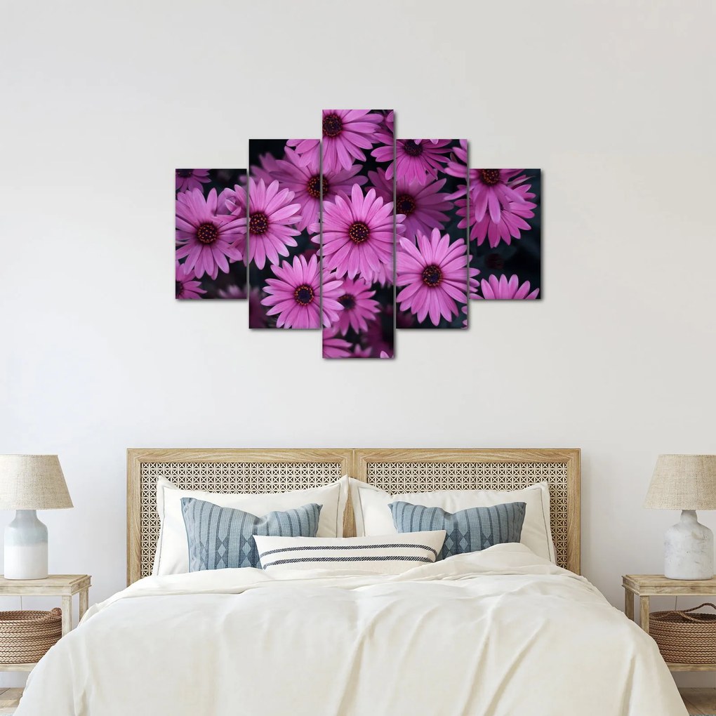 Tablou cu florile roz (150x105 cm)
