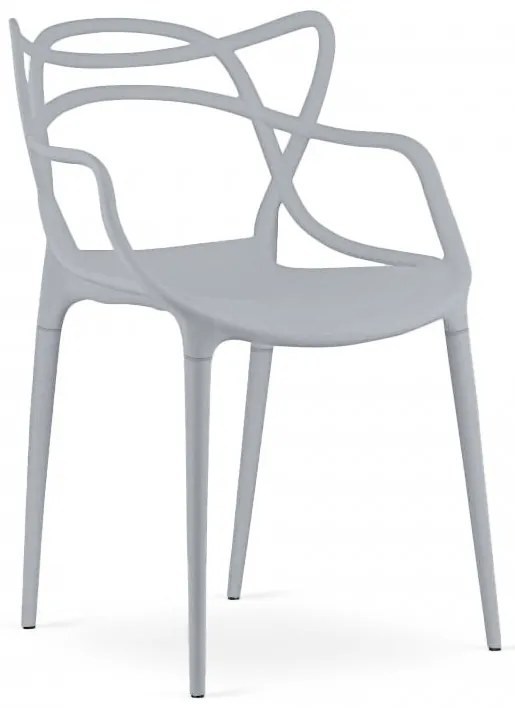 Scaun din plastic gri deschis KATO