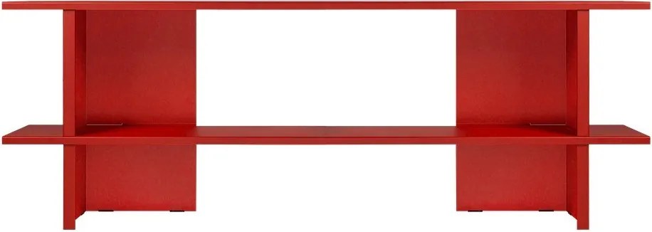 Etajeră roșie din metal 160x57x37 cm Hes – noo.ma