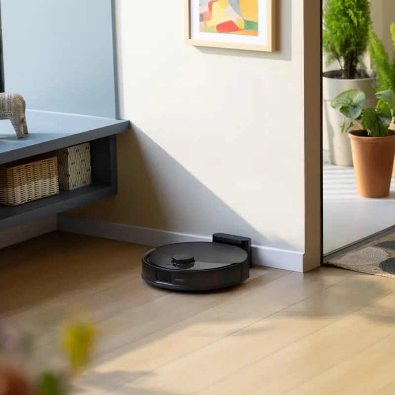 Aspirator robot Roborock Q10 PF+, 10000 Pa, 150 min, 0,35 L, Wi-Fi, Uscat/umed, Ridicare automata a mopului, LiDAR 360°, Cartografiere 3D, Control vocal, Negru