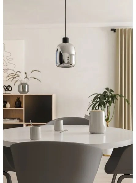 Lustră LED RGBW dimabilă pe cablu Eglo 901119 MOLOCHIO-Z LED/3,7W/230V negru