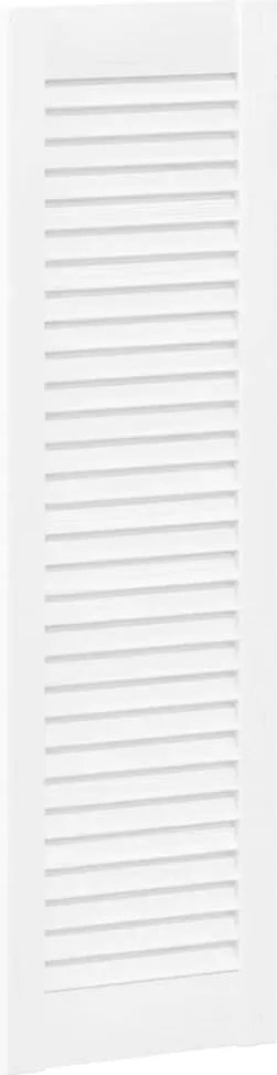 vidaXL Ușă de dulap cu grilaj alb 99x29,5 cm