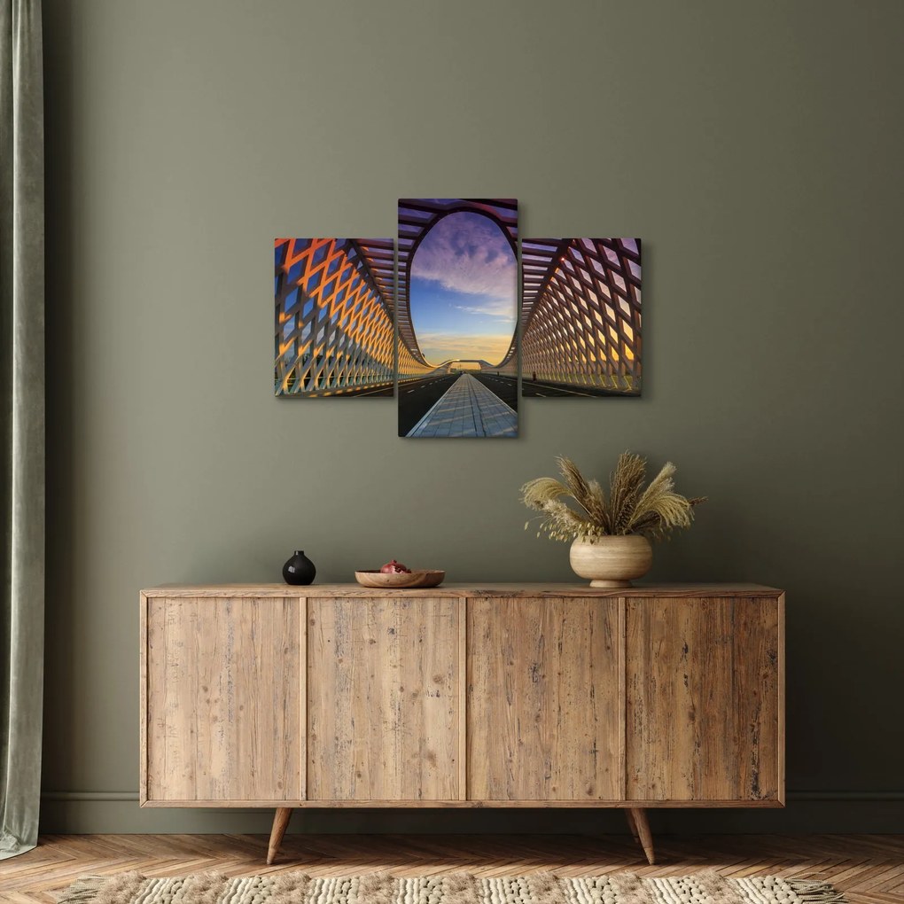 Tablou - Pod cu arhitectură modernă (90x60 cm)