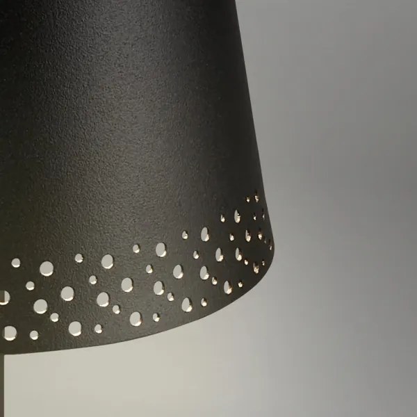 Briloner 1438015 - Lampă de podea LED dimabilă KIKI, 4,3 W/5 V, IP44, 2600 mAh, negru