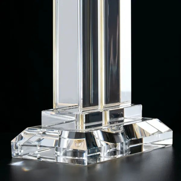 Orion LA 4-1202 - Lampă de cristal de masă VERONIQUE 1xE27/60W/230V crem/auriu