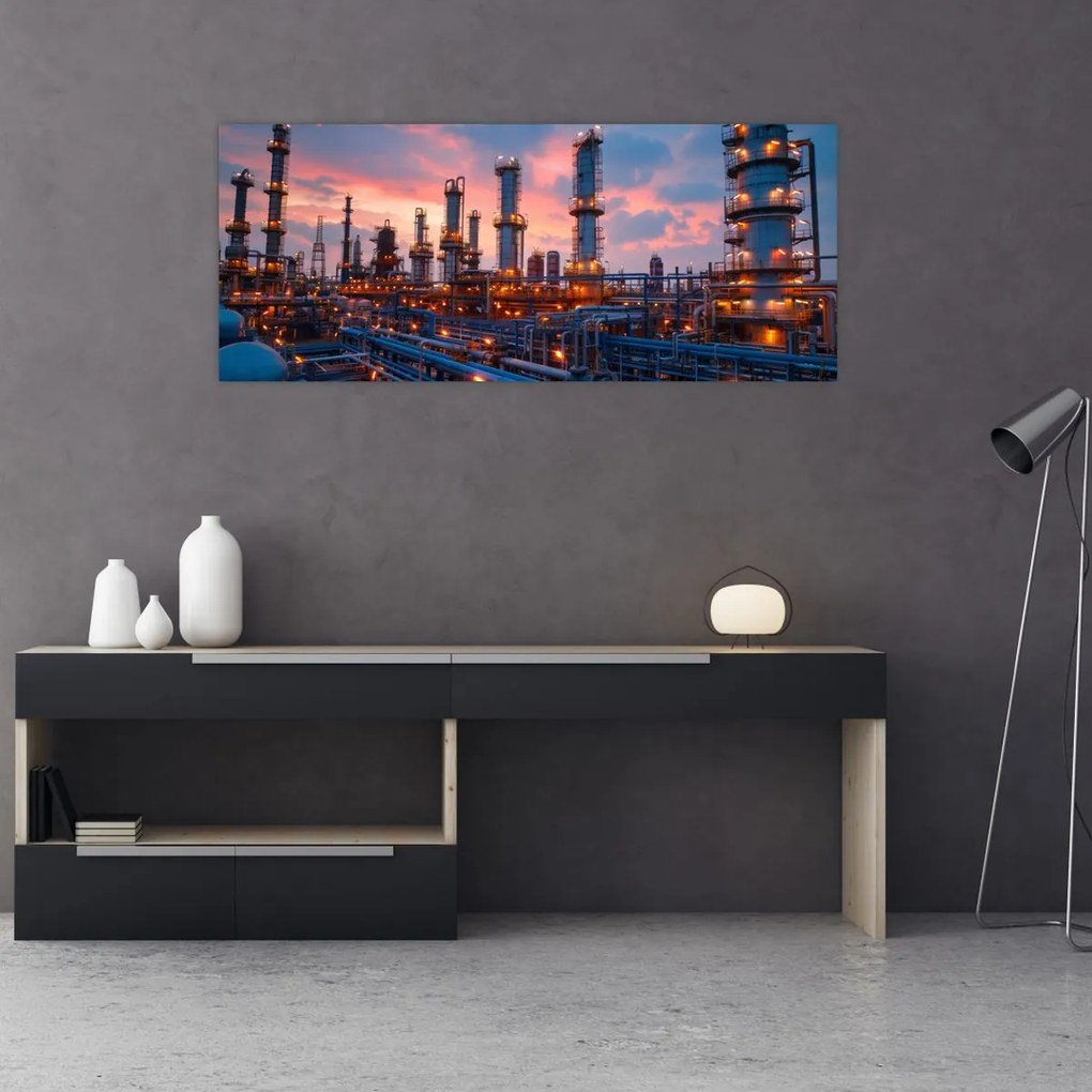 Tablou - Instalație industrială (120x50 cm)