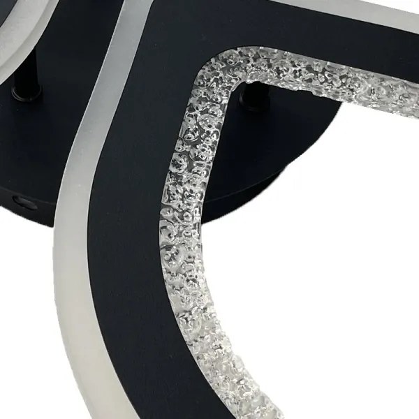 Lustră LED dimabilă aplicată LED/95W/230V 3000-6500K + telecomandă