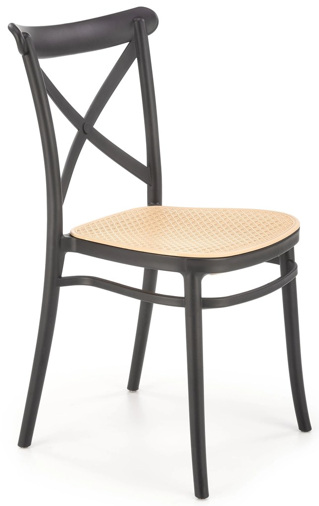 Scaun de grădină Karma K512 (negru + bej). 1118269